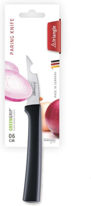 Triangle - Green Grip 6 cm Paring Knife - TR76-175-06