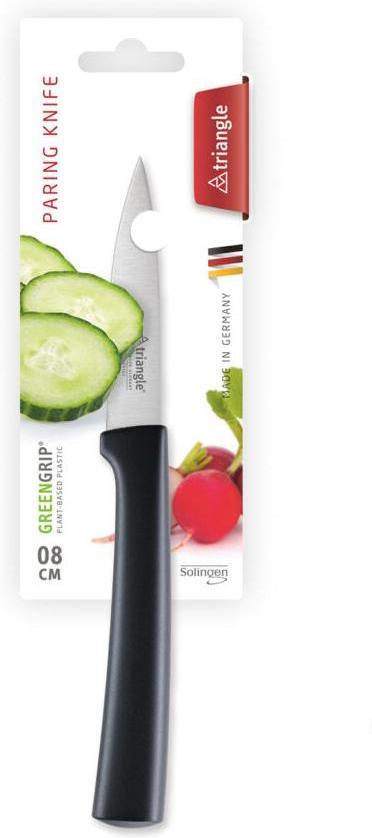 Triangle - Green Grip 8 cm Paring Knife - TR76-191-08