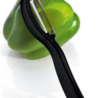Triangle - Green Grip Straight Blade Black Vertical Peeler - TR56-048-50
