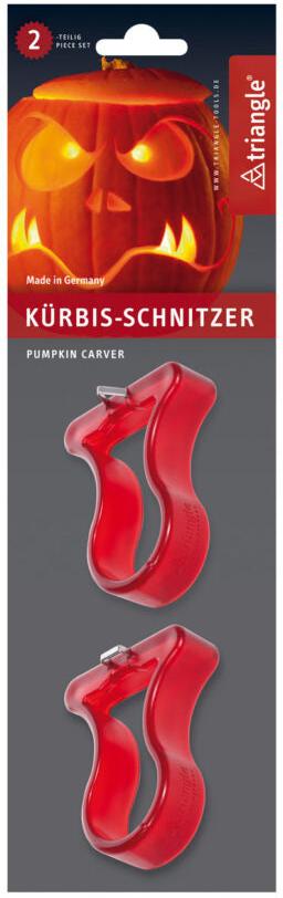 Triangle - Pumpkin Carving Set of 2, U & V Shaped Carvers - TR90-176-02