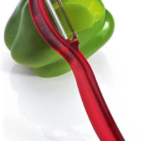 Triangle - Serrated Blade Red Vertical Peeler - TR50-049-50