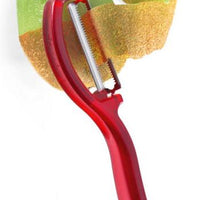 Triangle - Serrated Blade Red Vertical Peeler - TR50-049-50