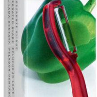 Triangle - Serrated Blade Red Vertical Peeler - TR50-049-50