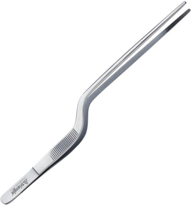 Triangle - Stainless Steel 14 cm Double Cranked Tweezers - TR50-498-14