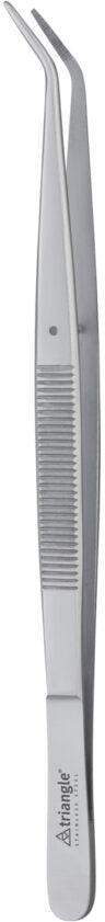 Triangle - Stainless Steel 15 cm Cranked Tweezers - TR50-488-15