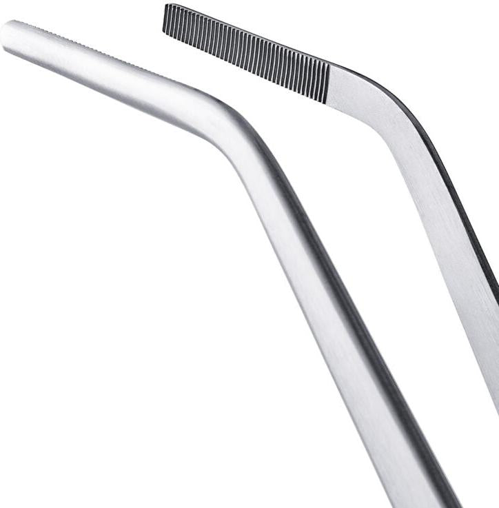 Triangle - Stainless Steel 15 cm Cranked Tweezers - TR50-488-15