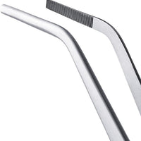 Triangle - Stainless Steel 15 cm Cranked Tweezers - TR50-488-15