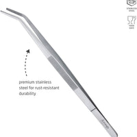 Triangle - Stainless Steel 35 cm BBQ Cranked Tweezers - TR50-488-35