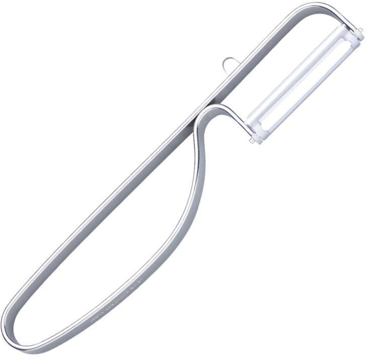 Triangle - Stainless Steel 50 mm Straight Blade Vertical Peeler - TR50-057-50