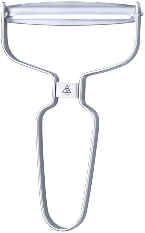 Triangle - Stainless Steel 90 mm Serrated Blade Horizontal Peeler - TR50-056-90