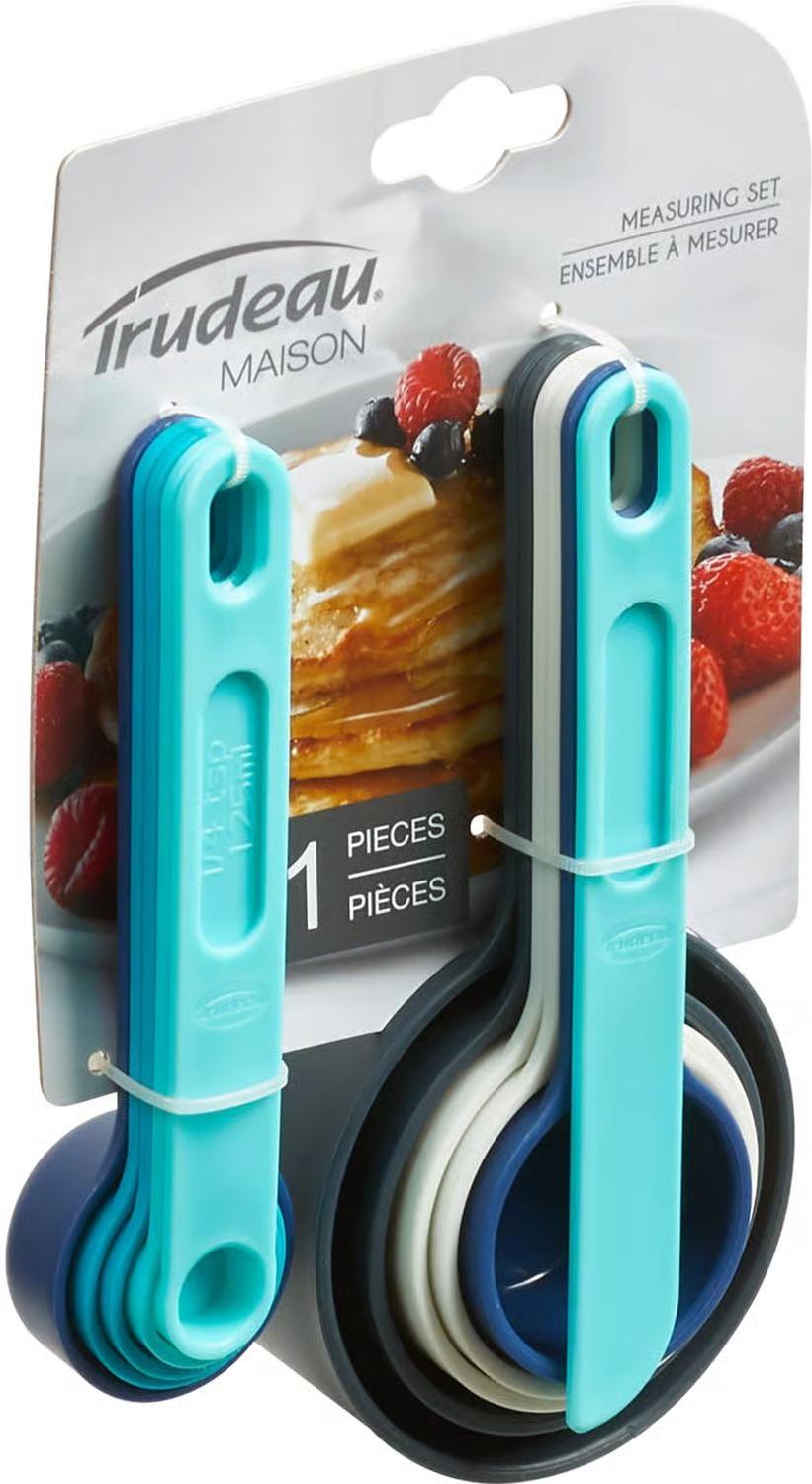 Trudeau - 11 Piece Assorted Measuring Spoon and Cup Set - 05117567