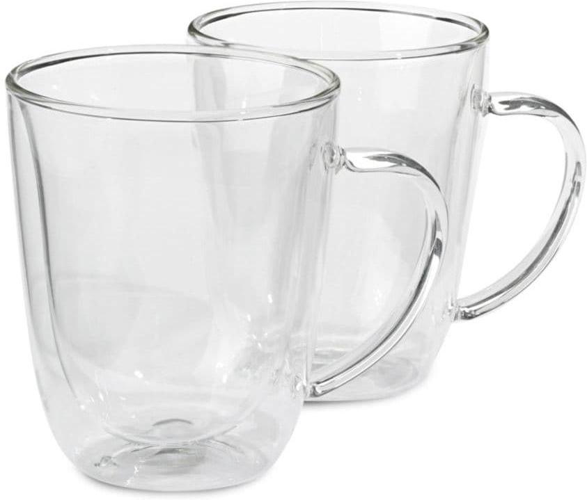 Trudeau - 11oz Duetto Double Wall Mugs, Pack of 2 - 4902019