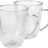 Trudeau - 11oz Duetto Double Wall Mugs, Pack of 2 - 4902019