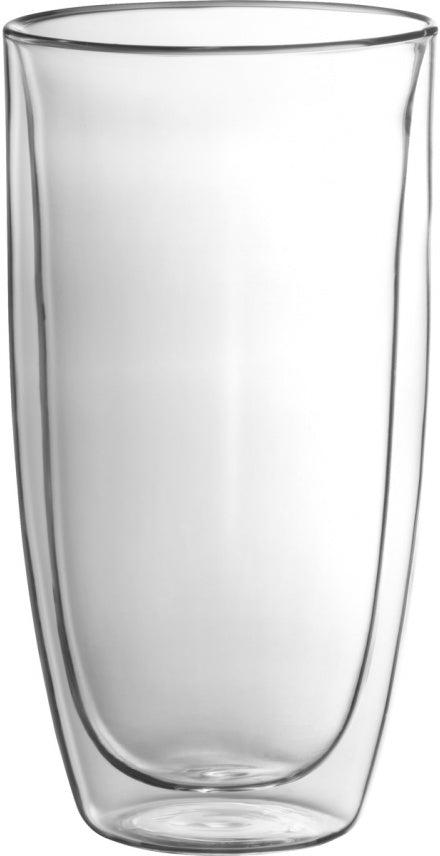 Trudeau - 17 oz Caffe Double Wall High Ball Glasses, Pack of 2 - 490016500