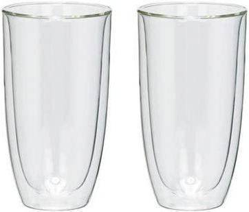Trudeau - 17oz Duetto Double Wall High Ball Glasses, Pack of 2 - 4902016