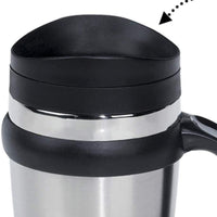 Trudeau - 18oz Stainless Steel Drive Time Travel Mug - 04715410