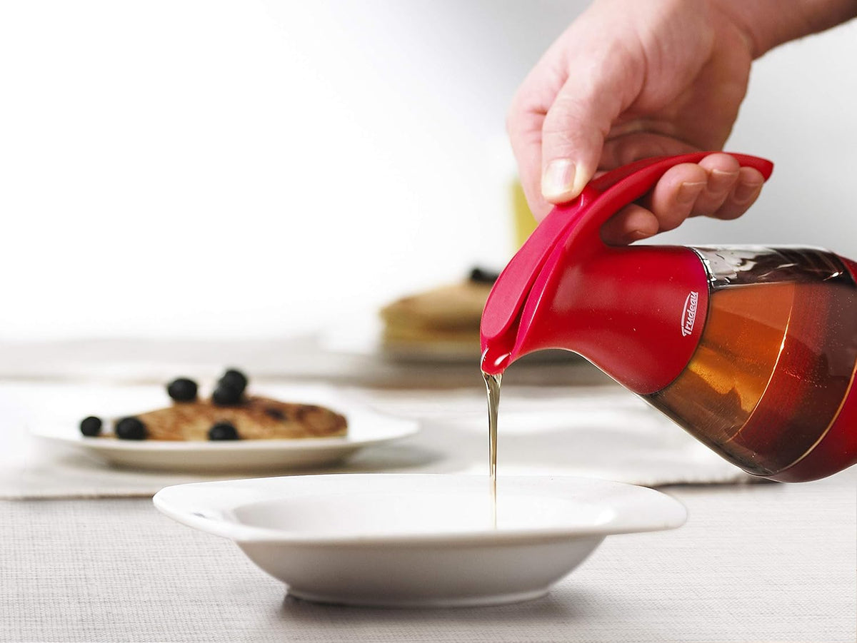 Trudeau - 19 Oz Red Syrup Dispenser - 0532990