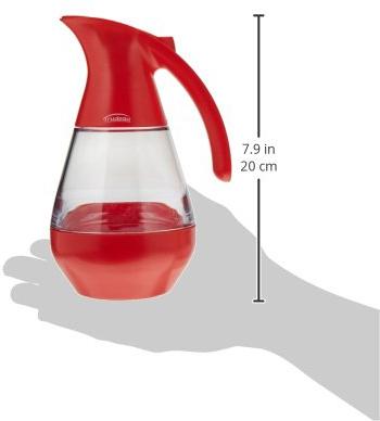 Trudeau - 19 Oz Red Syrup Dispenser - 0532990