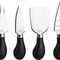 Trudeau - 4 Pc Speciality Stainless Steel Cheese Knife Set - 0571079