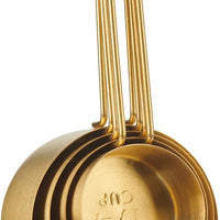 Trudeau - 4 Piece Stainless Steel Golden Measuring Cup Set - 05119192