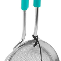 Trudeau - 4" Tropical Blue Fine Mesh Strainer - 05117112
