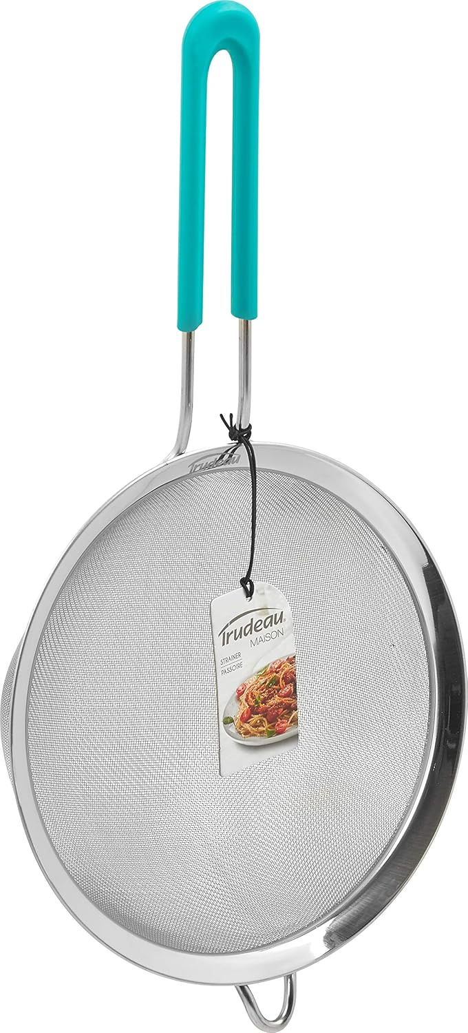 Trudeau - 8" Tropical Blue Fine Mesh Strainer - 05117113