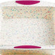Trudeau - 8" x 8" Square Cake Pan Confetti Fuchsia - 05118556