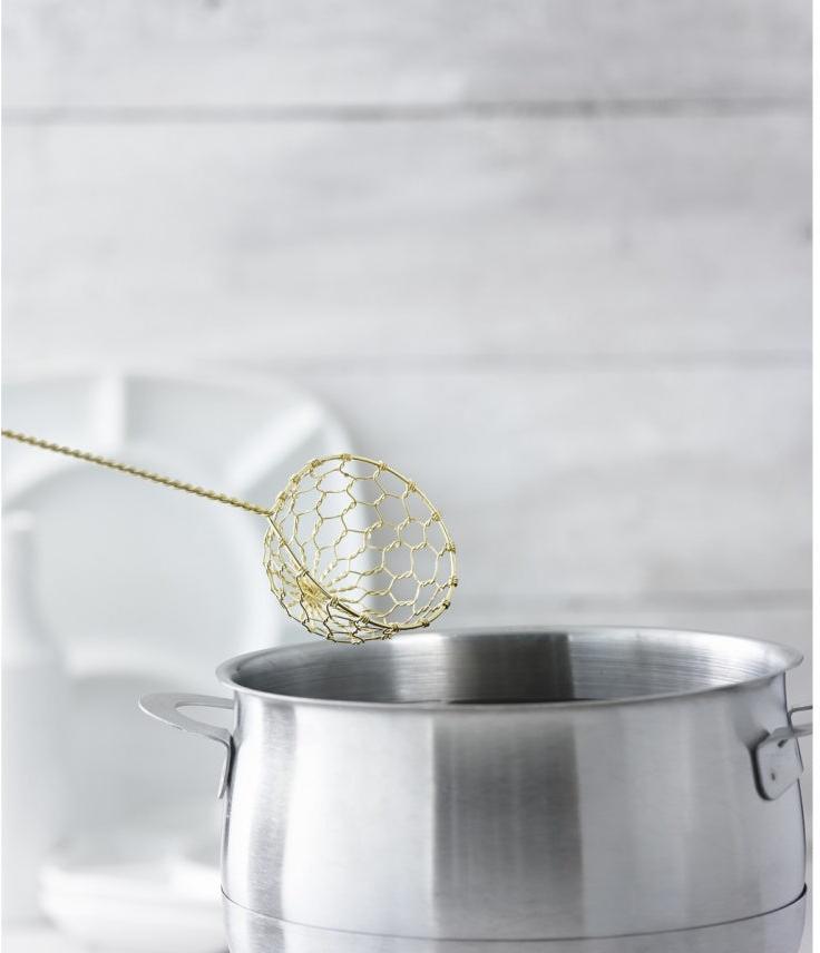 Trudeau - 8.5" Brass Fondue Strainer - 0532151