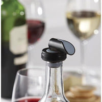 Trudeau - Black Expandable Wine Stopper - 0579007