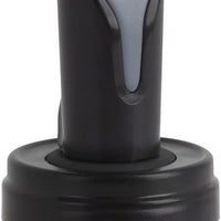 Trudeau - Black Stainless Steel Expandable Wine Stopper - 0578434