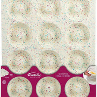 Trudeau - Confetti Fuchsia 12 Cavity Jumbo Donut Mega Pan - 05121042