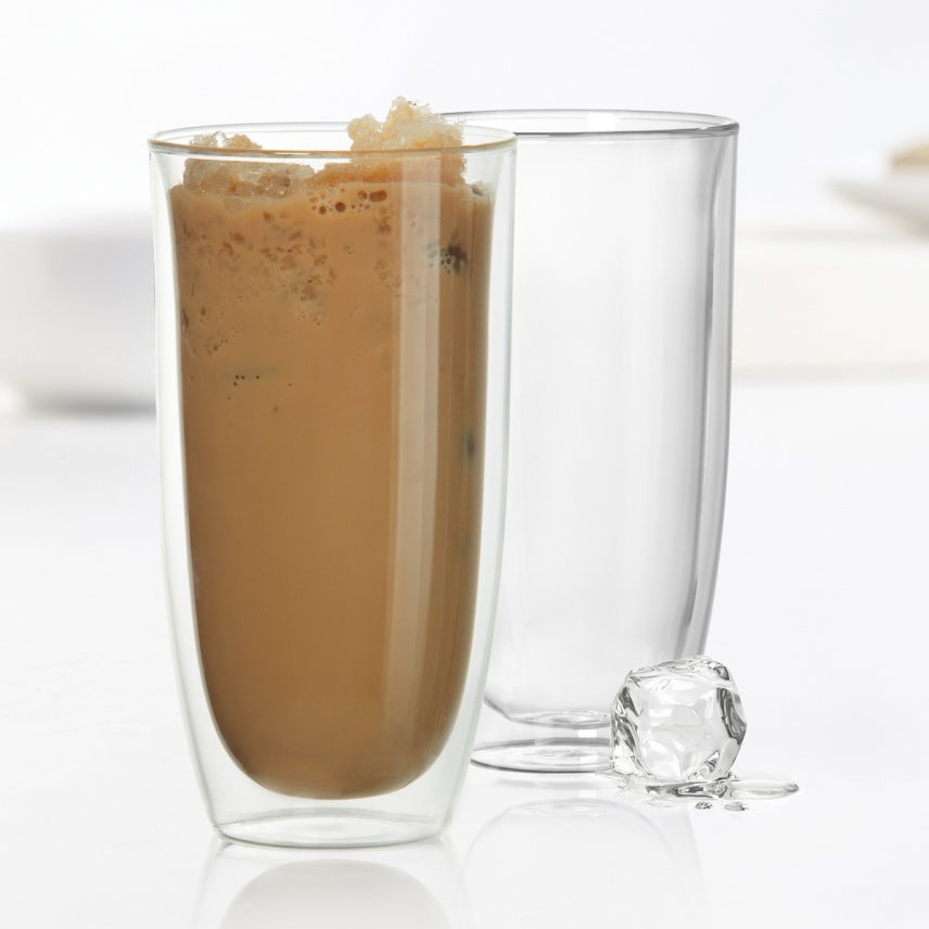 Trudeau - Duetto 17 oz Double Wall High Ball Glasses, Pack of 2 - 49020161