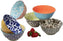 Trudeau - Floral Red Pad Print Bowl - 07720690