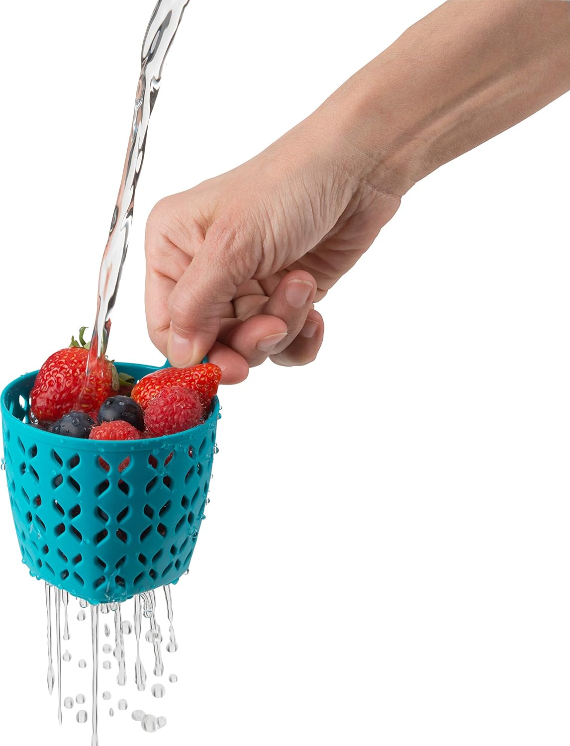 Trudeau - Fuel 12 Oz Tropical Blue Fruit Container - 38809326