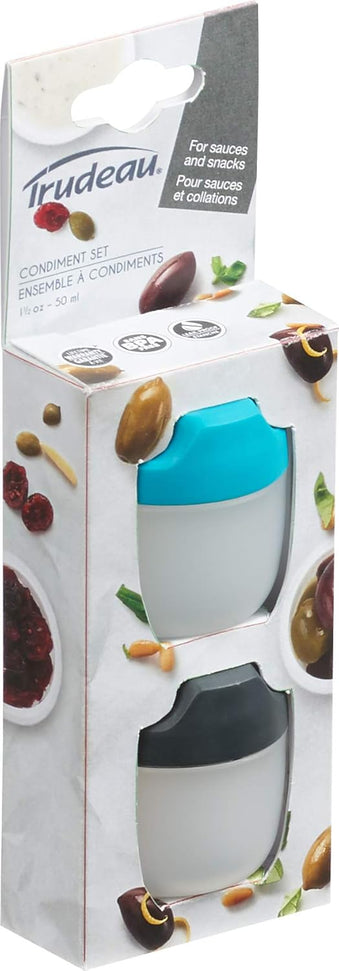 Trudeau - Fuel 1.5 oz Condiment Container, Pack of 2 - 38008909