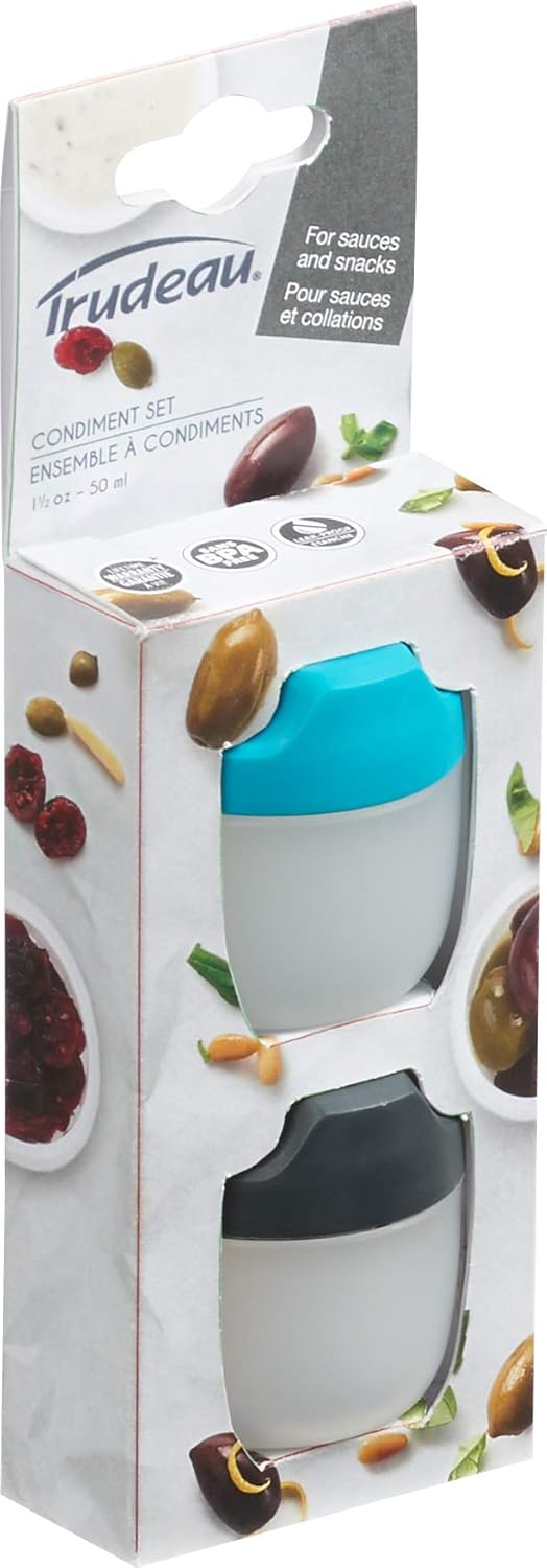 Trudeau - Fuel 1.5 oz Condiment Container, Pack of 2 - 38008909
