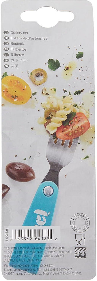 Trudeau - Fuel 2 Pc Foldable Tropical Blue Cutlery Set - 34008328