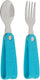 Trudeau - Fuel 2 Pc Foldable Tropical Blue Cutlery Set - 34008328