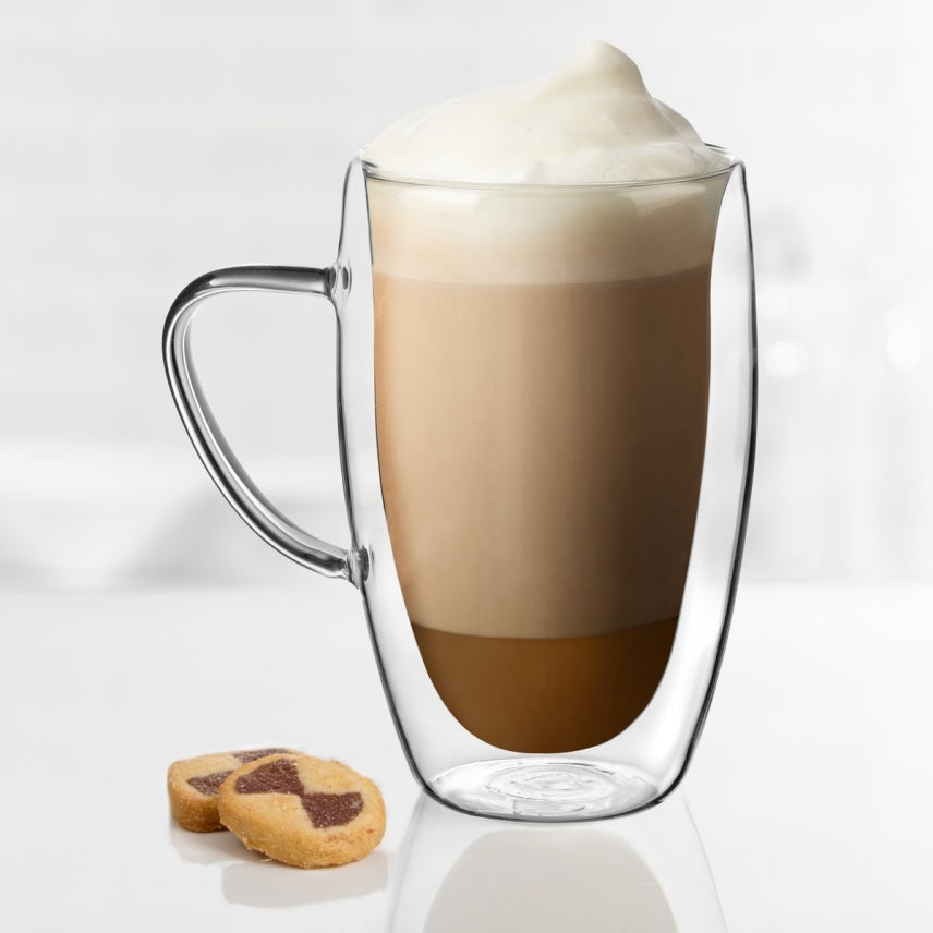 Trudeau - Java 15 oz Double Wall Latte Mugs, Pack of 2 - 49045601