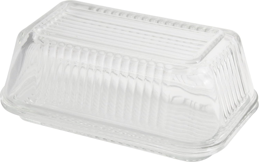 Trudeau - Linea Glass Butter Dish with Lid - 0902050