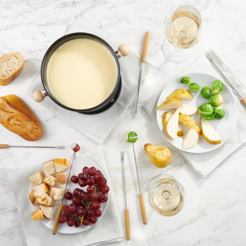 Trudeau - Onyx 3-in-1 Non-stick Fondue Set - 08220009