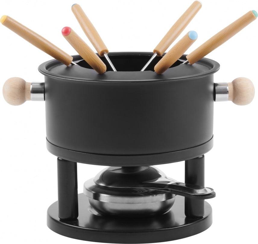Trudeau - Onyx 3-in-1 Non-stick Fondue Set - 08220009