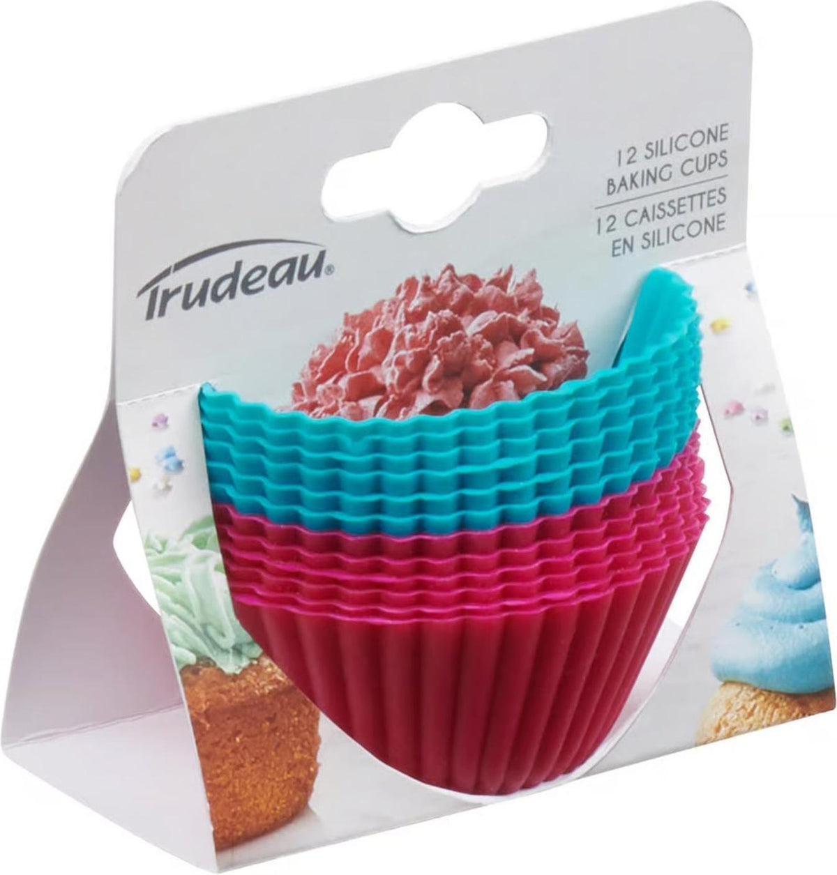 Trudeau - Pack of 12 Standard Silicone Muffin Cups - 05118665
