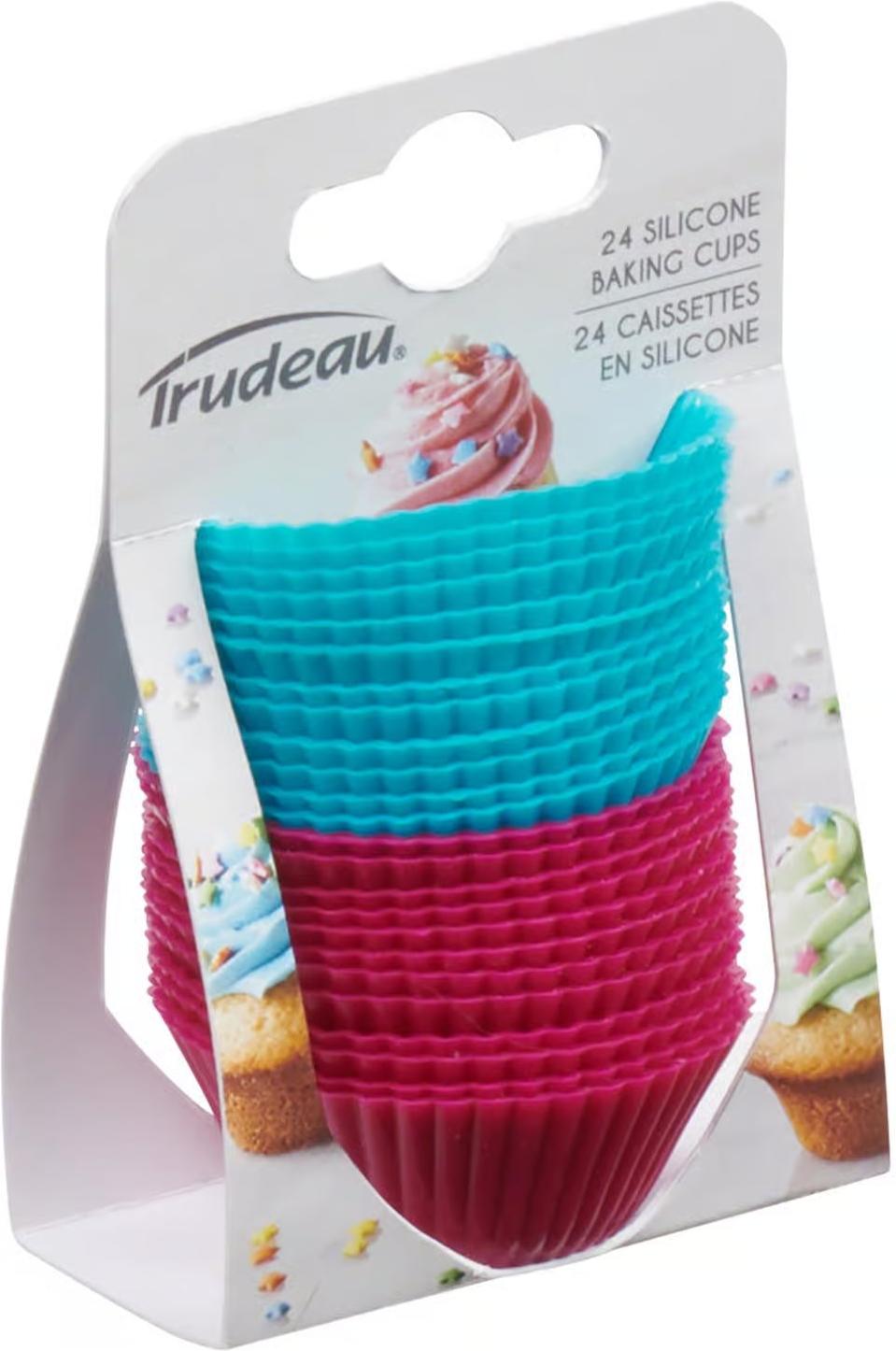 Trudeau - Pack of 24 Standard Silicone Muffin Cups - 05118666
