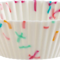 Trudeau - Pack of 24 Standard White Silicone Muffin Cups - 05119065