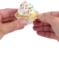 Trudeau - Pack of 24 Standard White Silicone Muffin Cups - 05119065