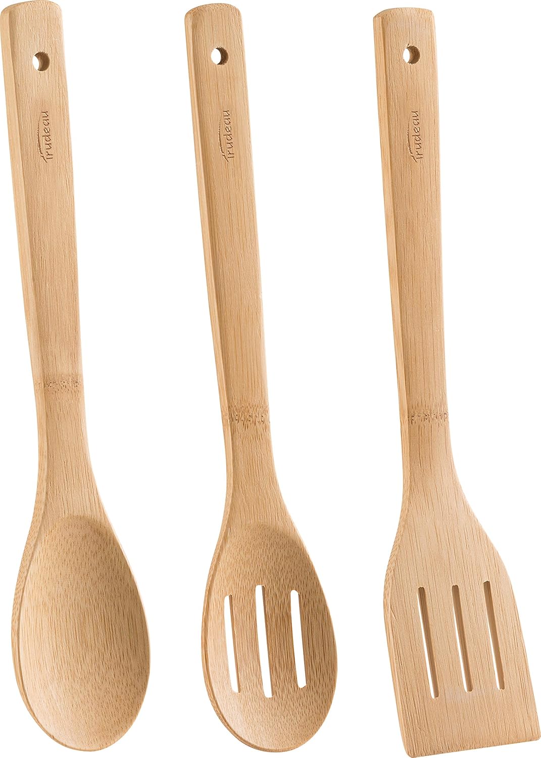 Trudeau - Pack of 3 Natural Bamboo Utensil Set - 05117139