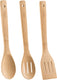 Trudeau - Pack of 3 Natural Bamboo Utensil Set - 05117139