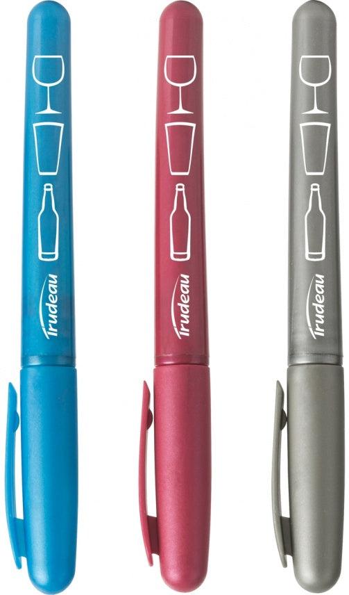 Trudeau - Pack of 3 Washable Glass Writers - 0978089