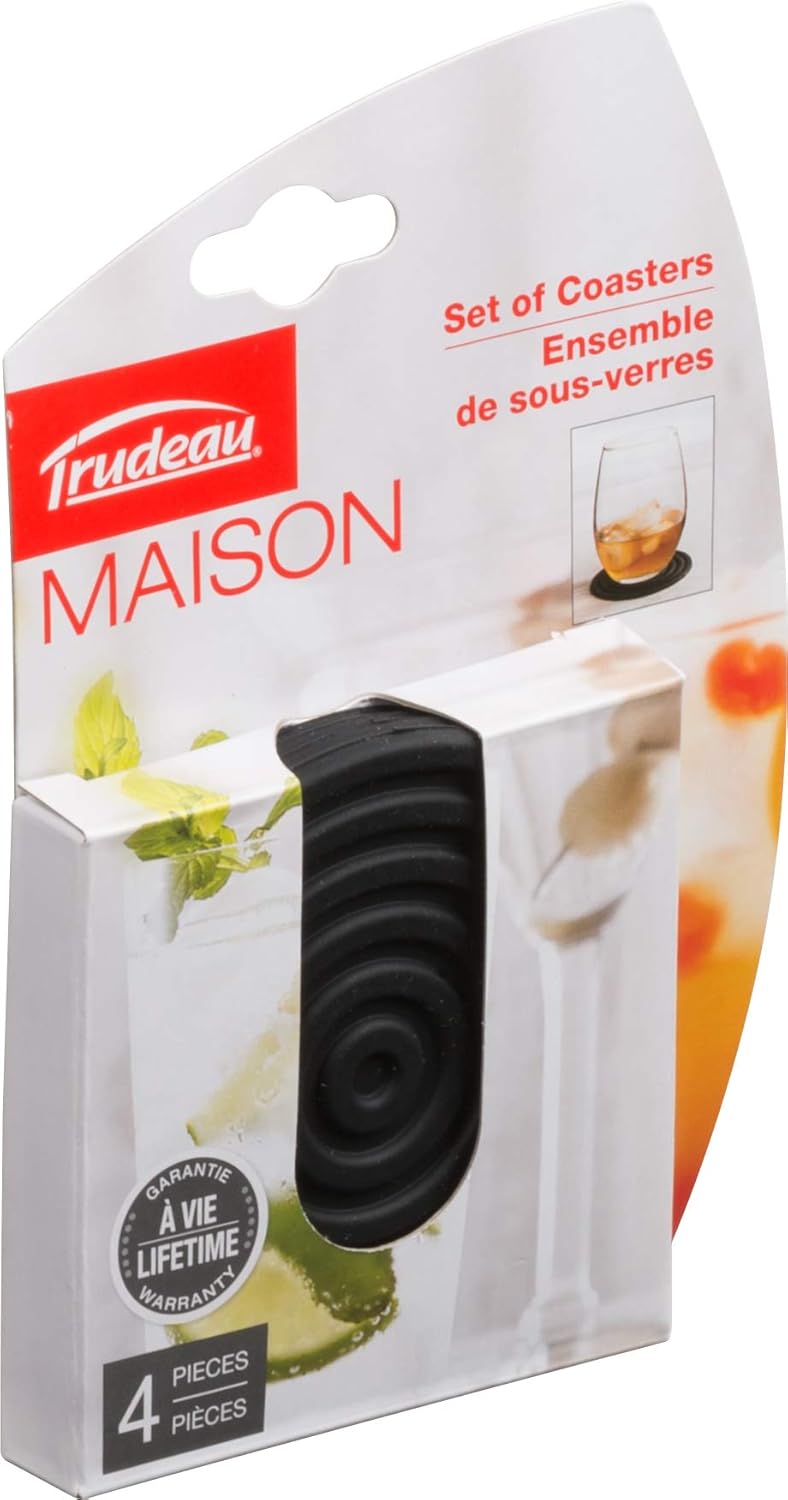 Trudeau - Pack of 4 Non Skid Coasters - 0578422